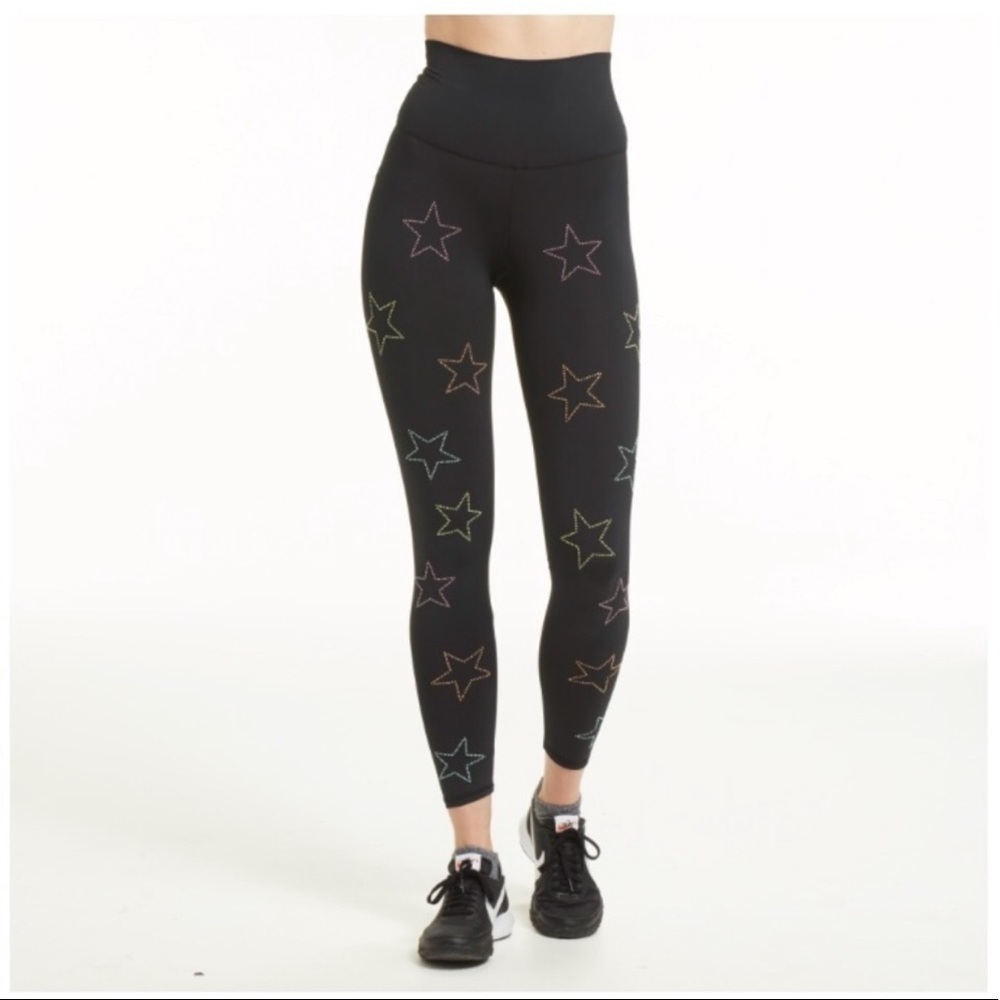 Beach riot Harper star rainbow studded leggings